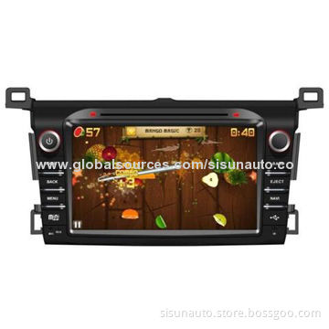 8" Android 4.1.1 OBD/OBD II 2 DIN 3G Wi-Fi Car GPS DVD Player for 2013 RAV 4, In-dash Radio Stereo